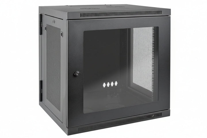 Eaton Tripp Lite SRW12USDPG SmartRack UPS-Depth Small Wall Mount Rack Enclosure with Clear Acrylic Window and Hinged Back, 24.5" (62cm), 200lb (90.7kg), 12U