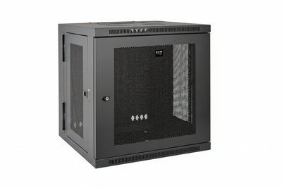 Eaton Tripp Lite SRW12US Smart Rack 12U Small Cabinet Low Profile Wall Mount Switch Depth and Hinged Back