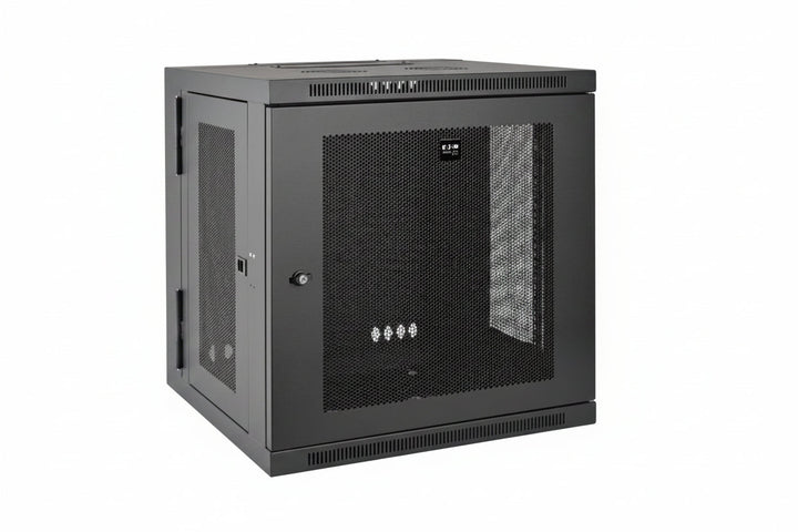 Eaton Tripp Lite SRW12US Smart Rack 12U Small Cabinet Low Profile Wall Mount Switch Depth and Hinged Back