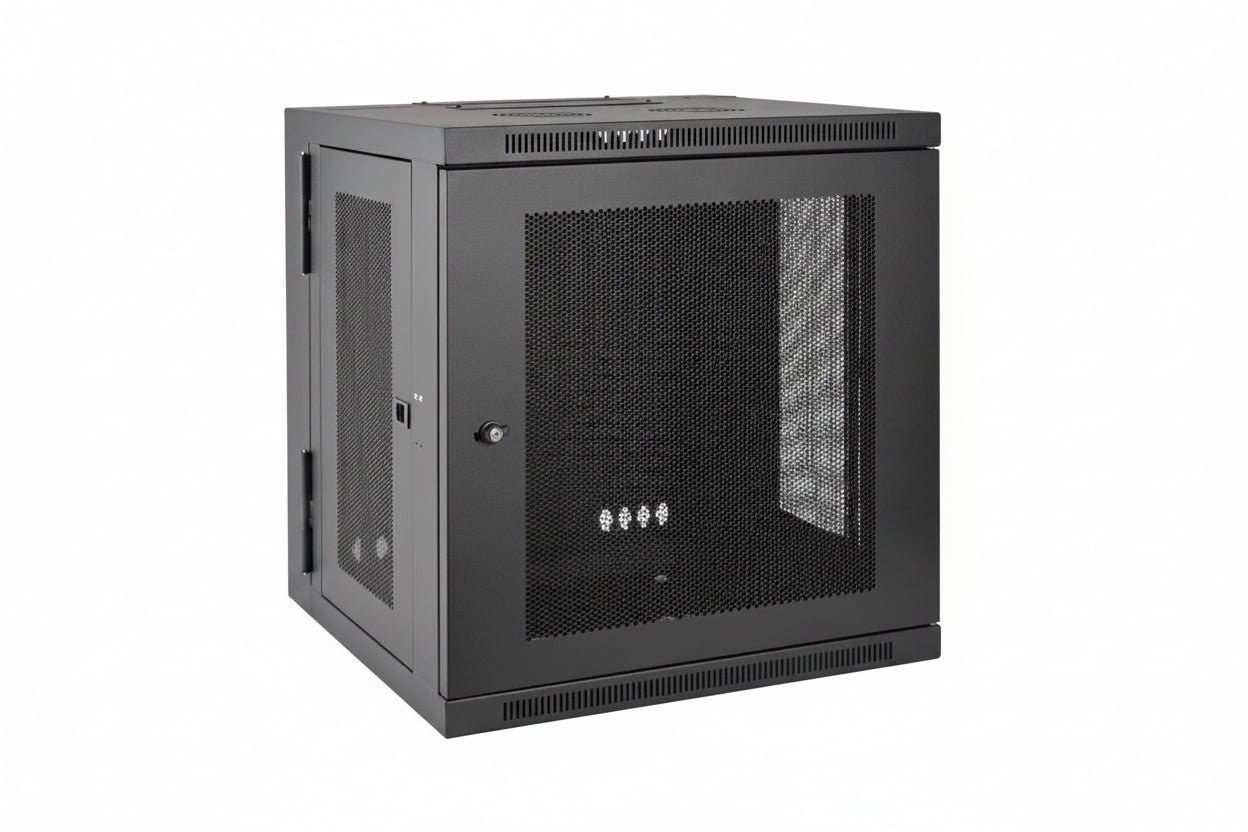 Eaton Tripp Lite SRW12USDP SmartRack UPS-Depth Wall Mount Small Rack Enclosure with Hinged Back, 24.5" (62cm), 200lb (90.7kg), 12U
