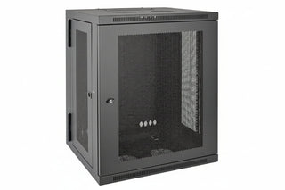 Eaton Tripp Lite SRW15US SmartRack Low-Profile Switch-Depth Wall Mount Half-Height Rack Enclosure with Hinged Back, 20.5" (52cm), 200lb (90.7kg), 15U