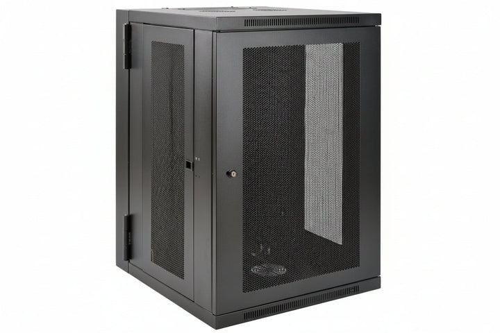 Eaton Tripp Lite SRW18USDP SmartRack UPS-Depth Wall Mount Half-Height Rack Enclosure with Hinged Back, 24.5" (62cm), 250lb (113.4kg), 18U
