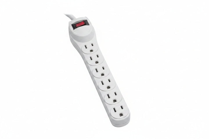Tripp Lite TLP602 Protect It! 6-Outlet Home Computer Surge Protector, 2' (0.61 m) Cord, 180 Joules
