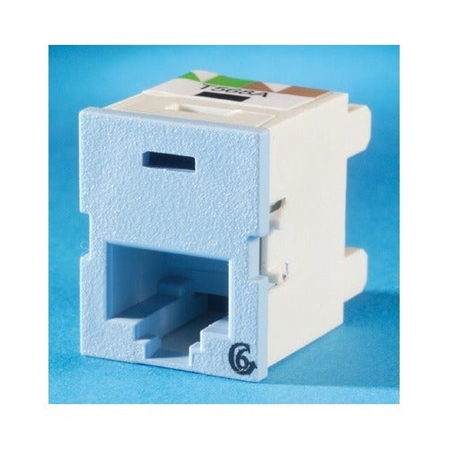 TJ600-26 TracJack Cat6 RJ45 Network Connector, Blue