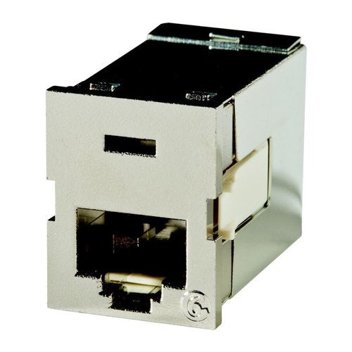 TJS600 Clarity Cat6 Shielded TracJack Network Jack, T568A/B, 180°