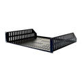 SR-SHELF-FIXED-2U Fixed Rack Shelf, Standard Depth, 2U, Steel, Black