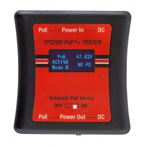 TPS200C PoE++ Tester with OLED Display, 56V, 280W