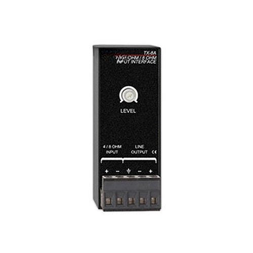 RDL TX-8A Ohm/8 Ohm Input Interface, Converts an Amplifier Output to Line Level