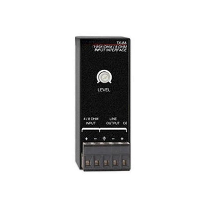 RDL TX-8A Ohm/8 Ohm Input Interface, Converts an Amplifier Output to Line Level