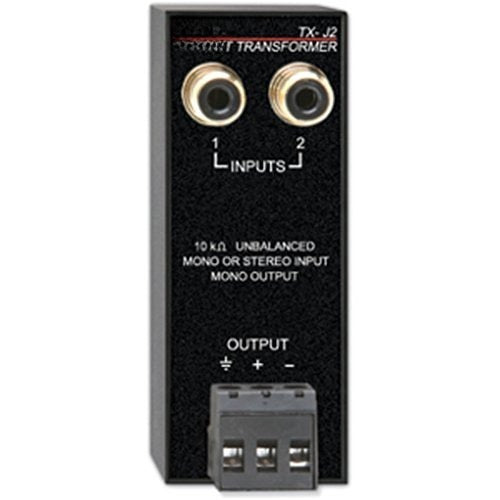RDL TX-J2 Unbalanced Input Transformer, Unbalanced Stereo Inputs to Summed Balanced Mono Output TXJ2
