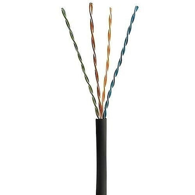 U6500-004-PBK2 Cat6 UTP Plenum Cable, Solid Bare Copper, 105°C, 0.6A-LP, Reelex II
