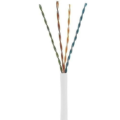U6500-004-RBL2 Cat6 UTP Riser Cable, 23 AWG 4-Pair Solid Bare Copper, CMR, 500 MHz, 1000 ft Box, Blue