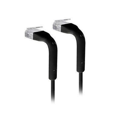 Ubiquiti U-Cable-Patch-0.3M-RJ45-BK UniFi Ultra-Thin OD 3mm Ethernet Patch Cable, 0.3m, Black
