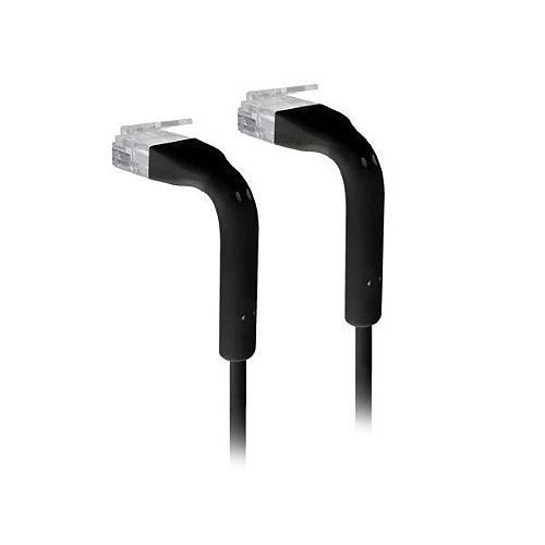 Ubiquiti U-Cable-Patch-0.3M-RJ45-BK UniFi Ultra-Thin OD 3mm Ethernet Patch Cable, 0.3m, Black