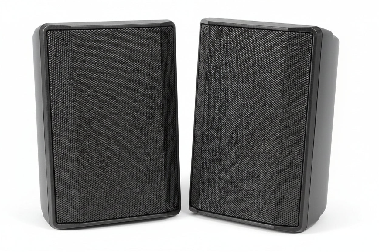 Electro-Voice EVID-S5.2TB Surface Mount Speaker 5" Cabinet 70/100V Pair, Black