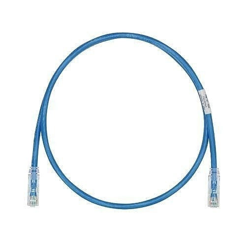 UTP28SP14BU Cat6 UTP 28 AWG Ethernet Patch Cable, 14 ft, Blue