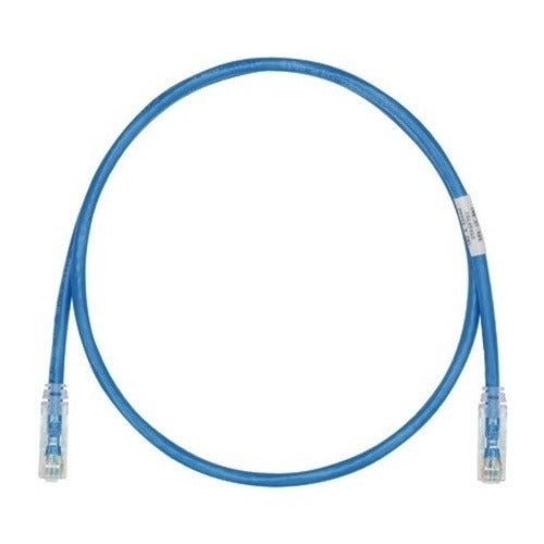 UTP28SP3BU Cat6 UTP 28 AWG Ethernet Patch Cable, 3 ft, Blue