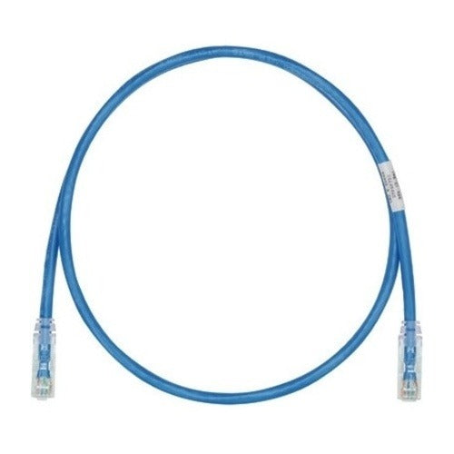 UTP28SP5BU Cat6 UTP Copper Ethernet Patch Cable, 28 AWG, 5 ft, Blue