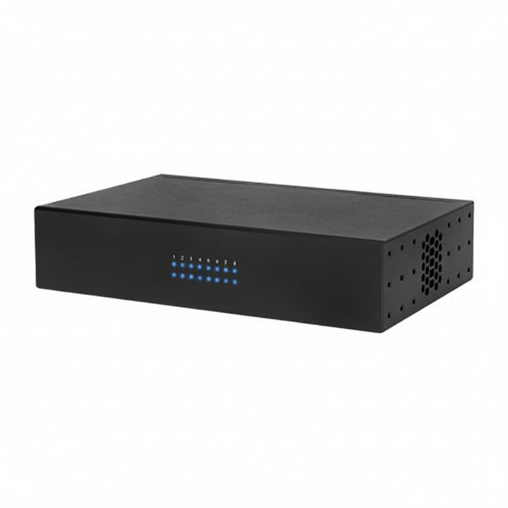 Networks AN-110-SW-R-8 110 Series Unmanaged+ Gigabit Switch, 8-Ports, Rear Facing Ports
