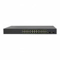 Networks AN-220-SW-F-24-POE 220 Series 24-Port Layer 2 Managed Gigabit Switch with Partial PoE+ and Front Ports