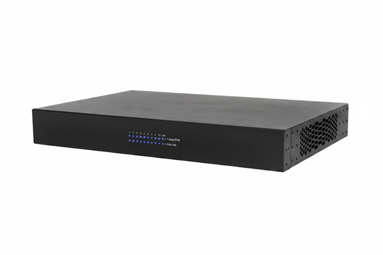 Networks AN-220-SW-R-8-POE 220 Series Managed Layer 2 Gigabit Switch with Partial PoE+, 8-Ports, Rear Facing Ports