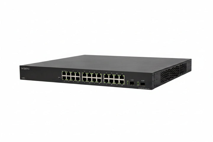 Araknis Networks AN-320-SW-F-24-POE 320 Series Managed Layer 2 Gigabit Switch with Full PoE+, 24-Ports, Front Facing Ports