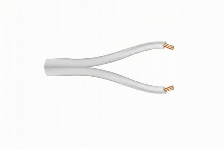 10025001 22/2 Stranded Zip Cable, General Purpose, CM, 500' (152.4 m) Reel, White