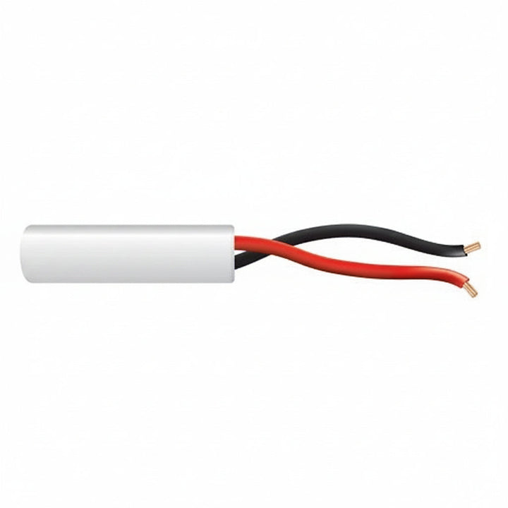 Genesis 21025801 22/2 Stranded Unshielded Cable, Riser, CMR, FT4, 250' (76.2 m) Speed Bag, White