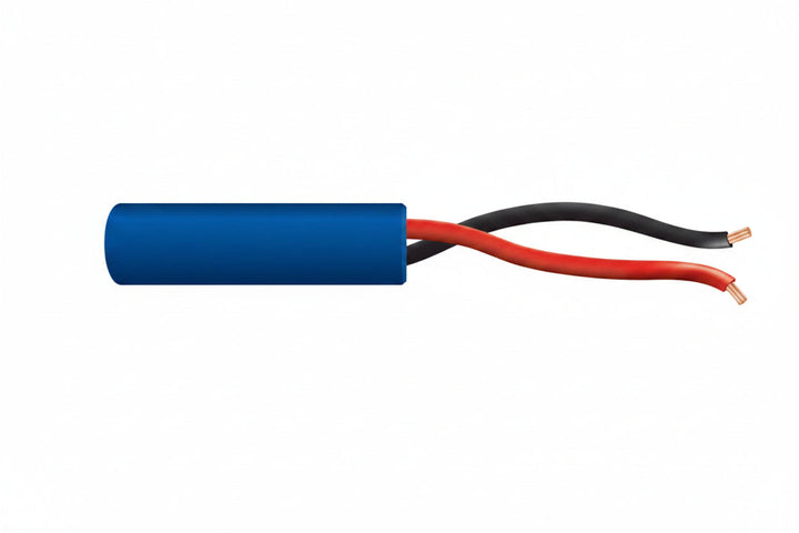 Genesis 21025806 22/2 Stranded Unshielded Cable, Riser, CMR, FT4, 250' (76.2 m) Speed Bag, Blue