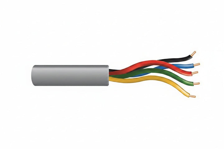 Genesis 21031109 22/4 Solid Unshielded Cable, Riser, CMR, FT4, 1000' (304.8 m) Pull Box, Gray