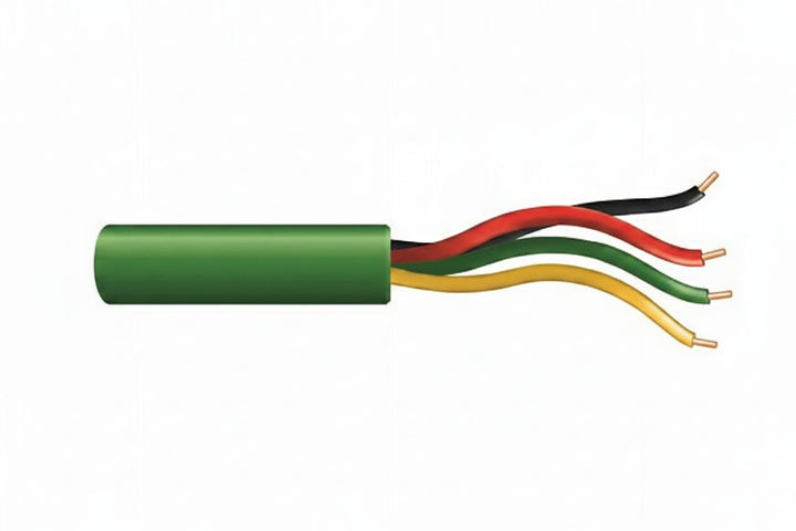 21035805 22/4 Solid Unshielded Cable, Riser, CMR, FT4, 500' (152.4m) Speed Bag, Green