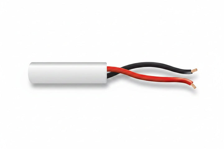 Genesis 21141101 18/2 Stranded Unshielded Cable, Riser, CMR, FT4, 1000' (304.8 m) Pull Box, White