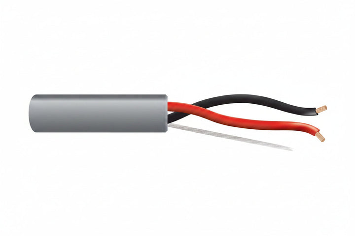 21145509 18/2 Stranded Unshielded Cable, Riser, CMR, FT4, 500' (152.4 m) Pull Box, Gray