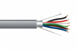 22061109 22/6 Stranded Shielded Cable, Riser, CMR, FT4, 1000' (304.8 m) Pull Box, Gray
