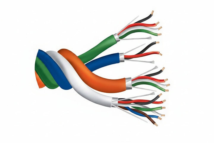 22955099 22/6 Stranded Shielded + 22/4 Stranded Shielded + 22/2 Stranded Shielded + 18/4 Stranded Shielded Profusion Access Control Cable, Riser, CMR, FT4, 500' (152.4 m) Reel, Unjacketed