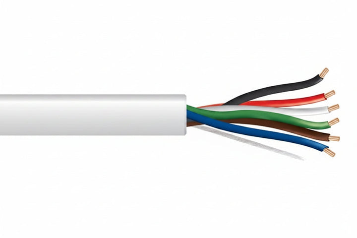 31065512 22/6 Stranded Unshielded Cable, Plenum, CMP, FT6, 500' (152.4 m) Pull Box, Natural