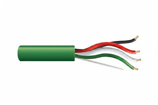 31152105 18/4 Stranded Unshielded Cable, Plenum, CMP, FT6, 1000' (304.8 m) Reel-in-a-Box, Green