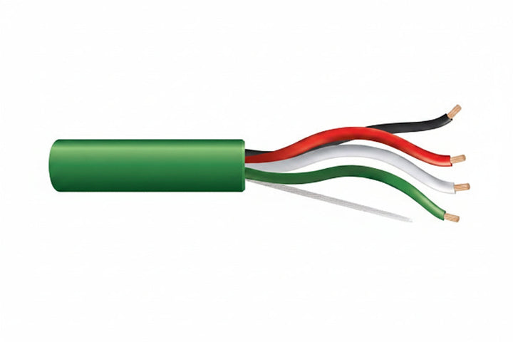 31152105 18/4 Stranded Unshielded Cable, Plenum, CMP, FT6, 1000' (304.8 m) Reel-in-a-Box, Green