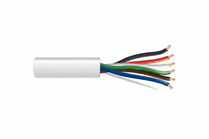 Genesis 31165512 18/6 Stranded Unshielded Cable, Plenum, CMP, FT6, 500' (152.4 m) Pull Box, Natural
