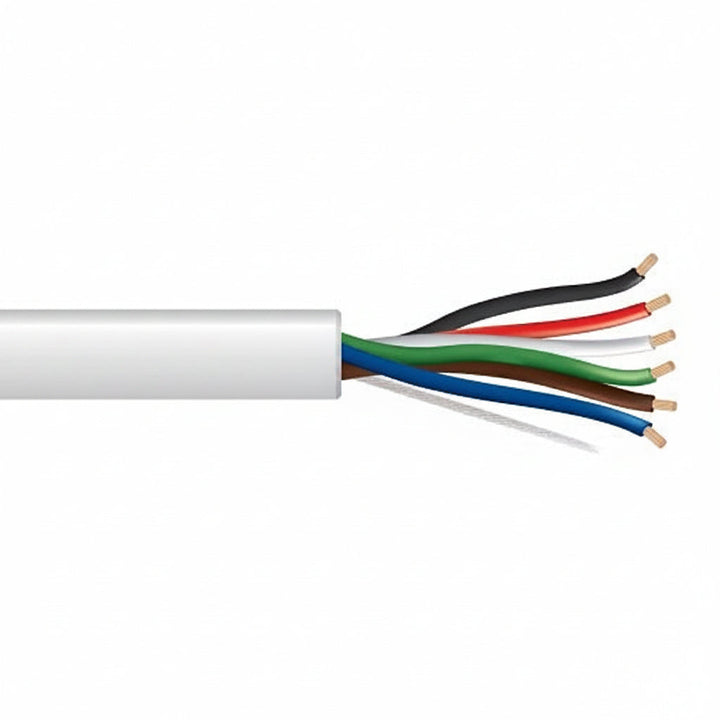 31165512 18/6 Stranded Unshielded Cable, Plenum, CMP, FT6, 500' (152.4 m) Pull Box, Natural