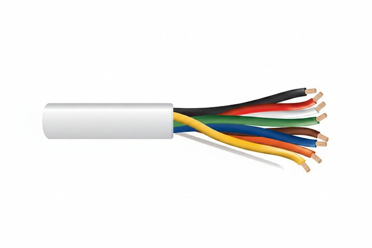 31171012 18/8 Stranded Unshielded Cable, Plenum, CMP, FT6, 1000' (304.8 m) Reel, Natural