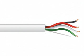 Genesis 32071112 22/8 Stranded Shielded Cable, Plenum, CMP, FT6, 1000' (304.8 m) Pull Box, Natural