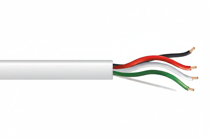 Genesis 32071112 22/8 Stranded Shielded Cable, Plenum, CMP, FT6, 1000' (304.8 m) Pull Box, Natural