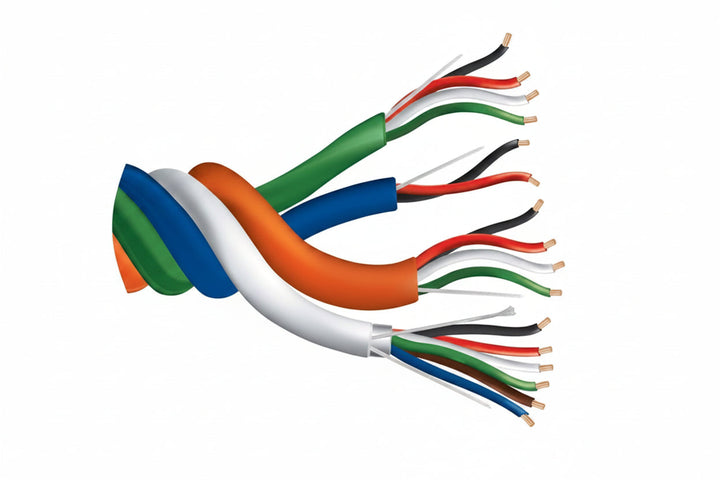 31951099 22/6 Stranded Shielded + 22/4 Stranded + 22/2 Stranded + 18/4 Stranded Profusion Access Control Cable, Plenum, CMP, FT6, 1000' (304.8 m) Reel, Unjacketed