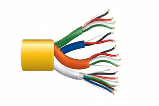 31965002 22/6 Stranded Shielded + 22/4 Stranded + 22/2 Stranded + 18/4 Stranded Composite Access Control Cable, Plenum, CMP, FT6, 500' (152.4 m) Reel, Yellow