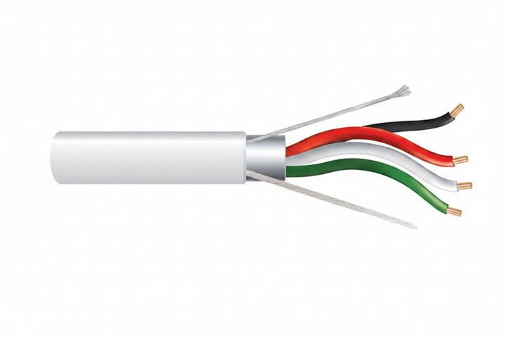 32041112 22/4 Stranded Shielded Cable, Plenum, CMP, FT6, 1000' (304.8 m) Pull Box, Natural