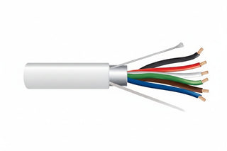 Genesis 32065512 22/6 Stranded Shielded Cable, Plenum, CMP, FT6, 500' (152.4 m) Pull Box, Natural