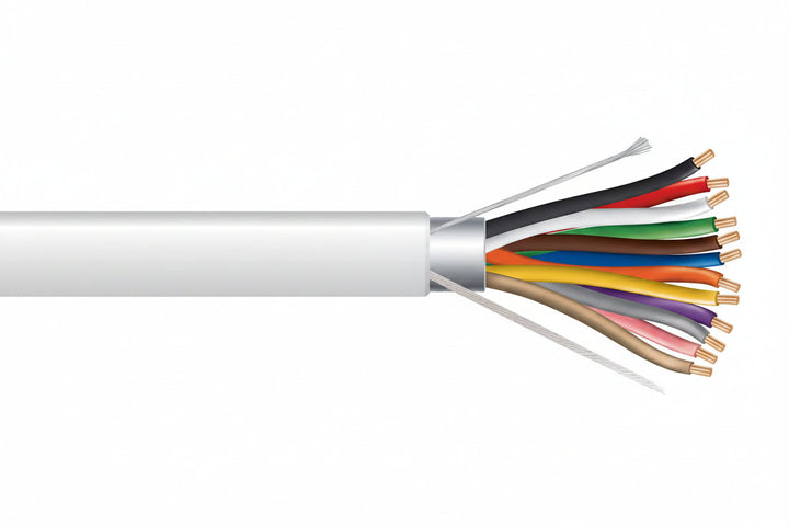 32091012 22/12 Stranded Shielded Cable, Plenum, CMP, FT6, 1000' (304.8 m) Reel, Natural