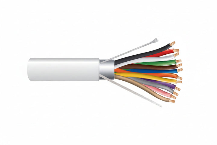32091012 22/12 Stranded Shielded Cable, Plenum, CMP, FT6, 1000' (304.8 m) Reel, Natural
