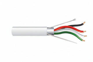 Genesis 32151112 18/4 Stranded Shielded Cable, Plenum, CMP, FT6, 1000' (304.8 m) Pull Box, Natural